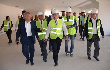 Mehmet Ergün Turan Malatya şantiyelerinde incelemeler yaptı!