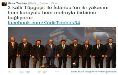 Kadir Topbaş tan 3 Katlı Tüpgeçit açıklaması!
