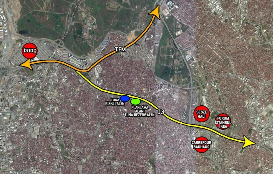 Esenler Tuna Mahallesi rezerv alanı imar planı askıda!