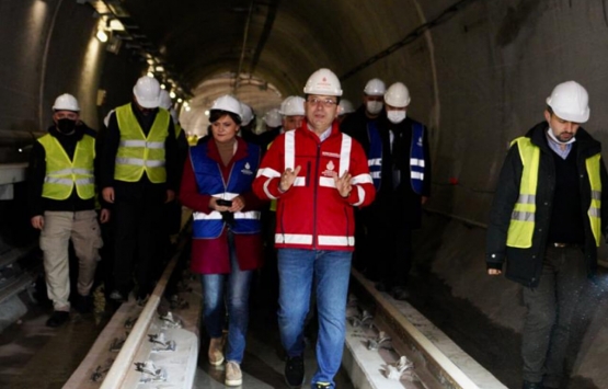 Kabataş-Mecidiyeköy-Mahmutbey Metrosu nda son raylar kaynatıldı!