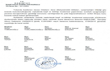 Galataport projesi için yürütmeyi durdurma kararı!