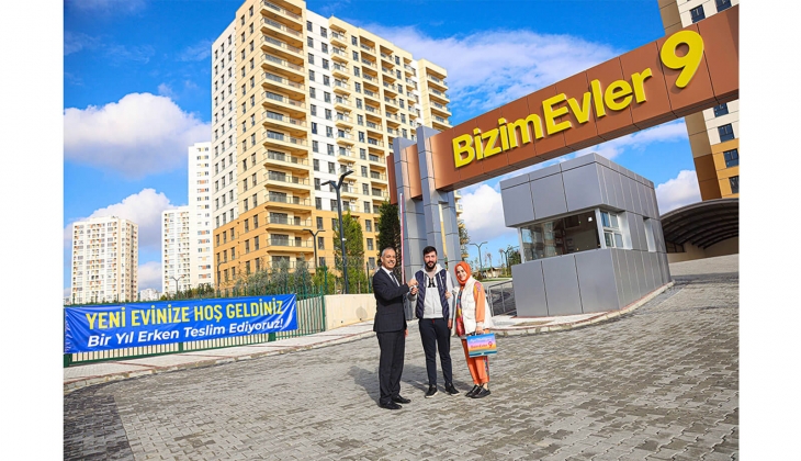 Bizim Evler 9 ve 10 da teslimler 1 yıl erken başladı!