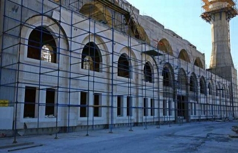 Çamlıca Camii nin inşaatından son görüntüler!