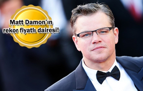 Matt Damon New York’ta 16,75 milyon dolara daire aldı!