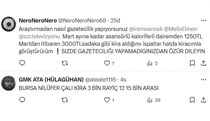 Mağdur ev sahibinden gazetecilere yanlış haber isyanı! 10 bin TL den düşük kira...