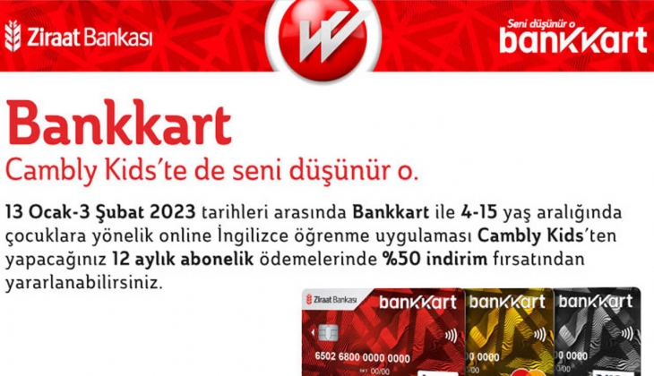 Ziraat Bankası kartı olanların çocuklarına müjde! Tam yüzde 50 indirim yapılıyor! Sakın kaçırmayın!