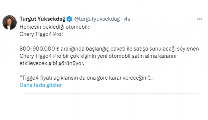 Chery Tiggo4 Pro, 800-900 bin TL fiyatla geliyor! Herkesin beklediği o otomobilde müjde: Chery kampanya!