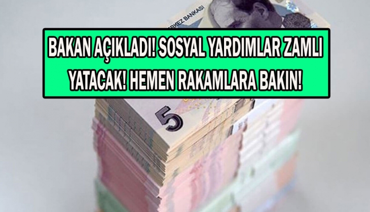 Sosyal yardım ödemelerinde büyük sürpriz! Yaşlı aylığı, engelli aylığı, Evde bakım parası, SED desteği.. Hepsi zamlandı!