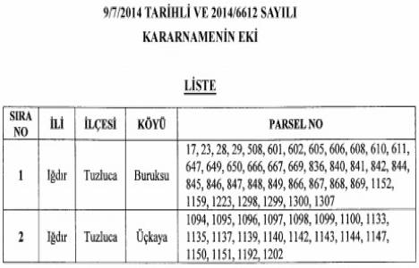 Bayra Hidroelektrik Santrali için Iğdır Tuzluca da acele kamulaştırma!