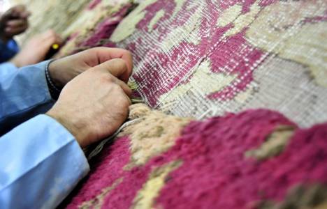 Aksaray Sultanhanı tarihi halıların onarım işiyle dünyada bir marka haline geldi!