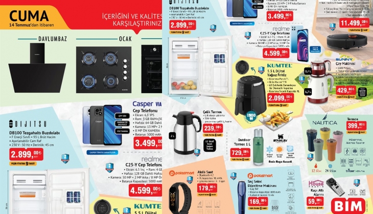 BİM'de Stanley 1 litrelik termos 729 TL'ye, Nautica termos 399 TL'ye düştü!