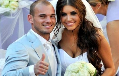 Yolanthe Cabau ile Wesley Sneijder'in 700 metrekarelik evi!