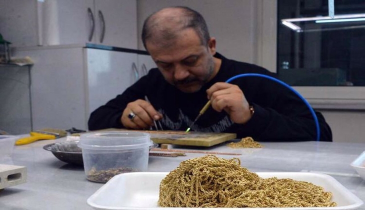 Kahramanmaraş`ta altın rekoru! 20 ton altın takı üretildi!