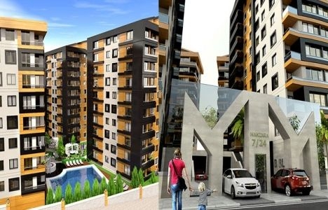 İstanbul daki 13 bahçeli konut projesi!