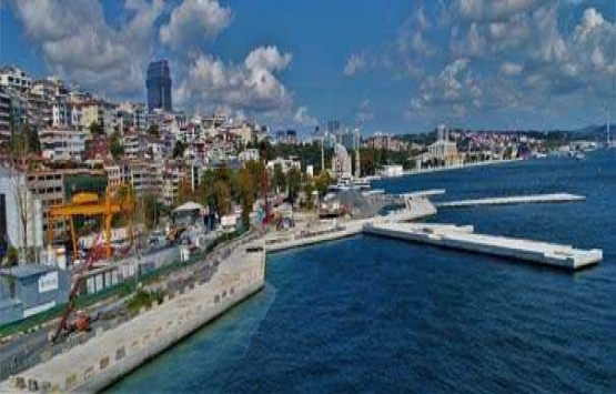 Kabataş Martı Projesi nde son durum havadan görüntülendi!