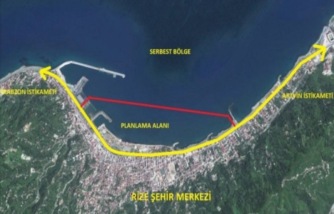 Rize Merkez kıyı ve dolgu imar planı askıya çıktı!