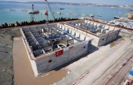 İzmit Körfez Asma Köprüsü'nün ayakları 188 metreye ulaştı!