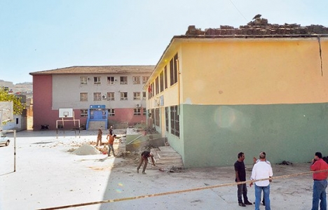 Şanlıurfa Mehmet Saçlı İlkokulu'nda inşaat başladı!