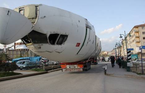 Çankırı'daki uçak kütüphane 4 ayda tamamlanacak!
