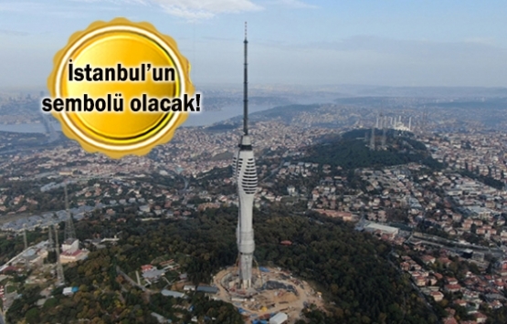 Küçük Çamlıca TV-Radyo Kulesi'nde son parçalar yerleştiriliyor!