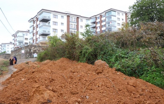 Ortahisar da tapusu bende dediği yolu kapattı!