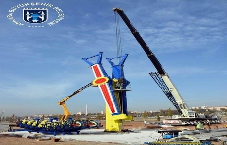 Ankapark oyuncakları kurulumu sürüyor!