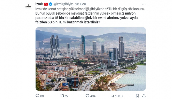 2 milyon TL paranız olsa 15 bin TL kira getirili ev mi alırsınız, aylık 60 bin TL getirili faize mi yatırırsınız?