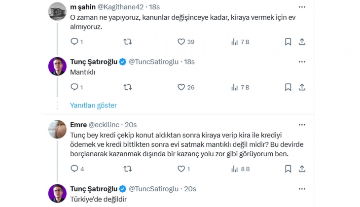 Ekonomist Tunç Şatıroğlu ndan kiraya vermek için ev alacaklara yeni uyarı: Kira çarpanı çok düşük tuzağına düşmeyin!