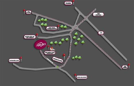 Adora Villaları Darıca ulaşım!