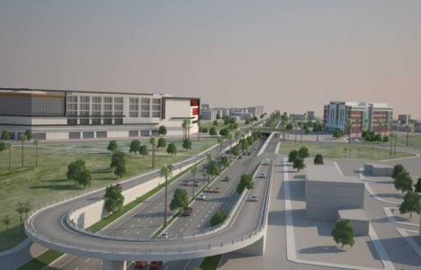 İskenderun-Arsuz Köprülü Kavşak Projesi yüzde 53 tamamlandı!