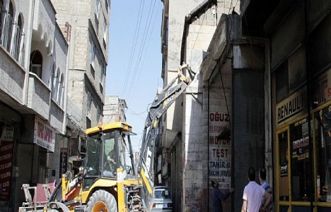Şahinbey Eski Garajlar bölgesinde yıkımlar başladı!