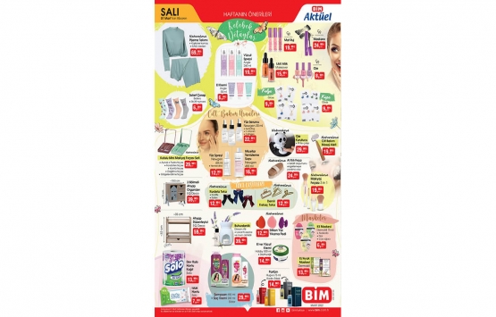 BİM 1 Mart 2022 aktüel ürünler kataloğu!