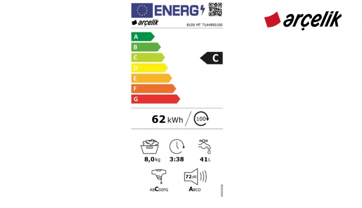 Arçelik 8100 MT Çamaşır Makinesi 8.800 TL! İşte özellikleri ve teknik bilgileri! 10 Mart 2023 fiyat listesi