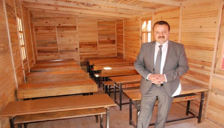 Ahşap konteyner sınıflar deprem bölgesi için hazır!