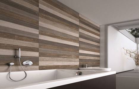 Graniser, ahşap dokusunu banyolara taşıyor!