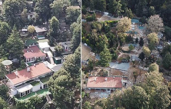 Adnan Oktar'ın villasının çevresindeki yıkım tamamlandı!