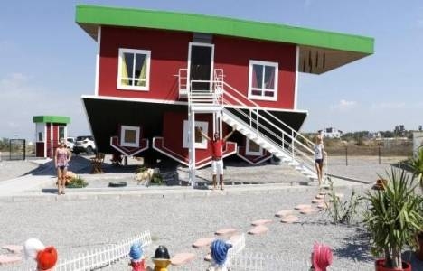 Antalya'daki ters ev yoğun ilgi görüyor!