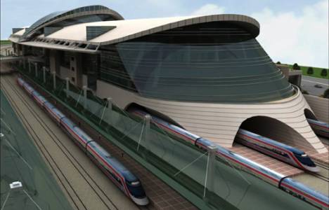 Ankara'da uzay üssü görünümlü gar binasının yapımına başlanıyor!