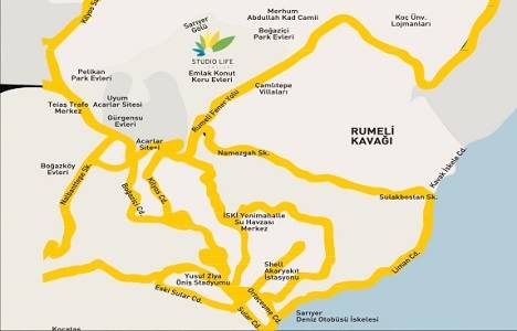 Stüdyo Life Sarıyer nerede?