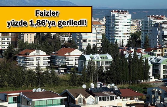 Dört banka konut kredi faizlerinde indirime gitti!