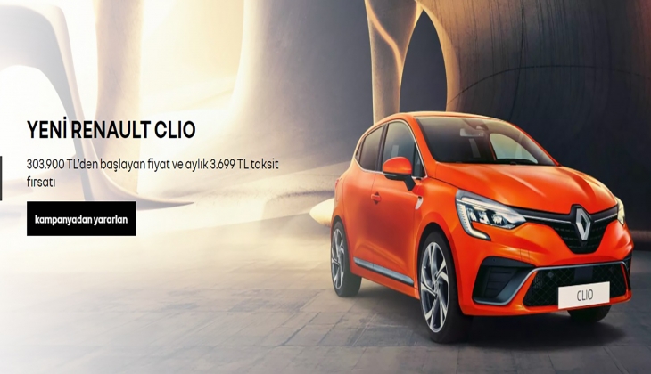 Sıfır kilometre Renault Clio fiyatı 100 bin lira düştü! Üstüne bir de taksitle satış kampanyası başladı