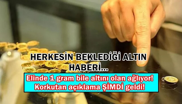 Elinde 1 gram bile altını olan ağlıyor! Yatırımcıların beklediği altın haberi şimdi geldi! Uzman isimden korkutan rakam