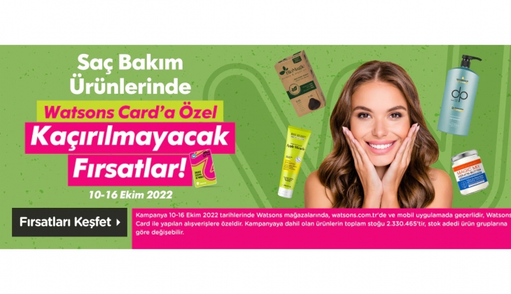 Watsons’ta saç bakım ürünlerinde büyük indirim! İşte 10 Ekim 2022 fiyat listesi…