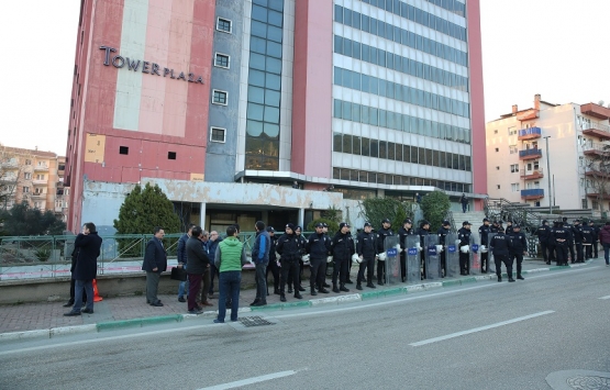 Bursa Tower Plaza’da tahliye süreci başladı!