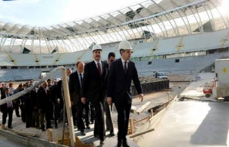 Akif Çağatay Kılıç, Yeni Konya Stadı'nın inceledi!