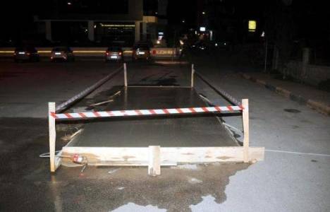 Konyaaltı'nda yol ortasında trafo!