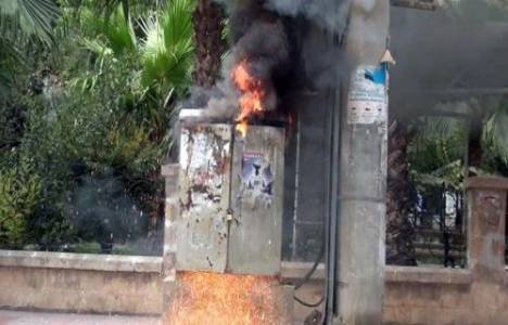 Mardin'de elektrik trafosu patladı!