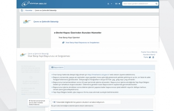 İmar barışına e-devlet üzerinden nasıl başvurulur?