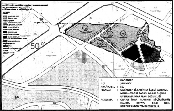 Gaziantep Bayramlı Mahallesi nin imar planı onaylandı!