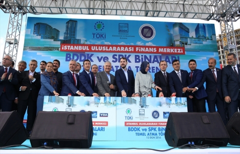 İFM'deki BDDK ve SPK binalarının temeli atıldı!